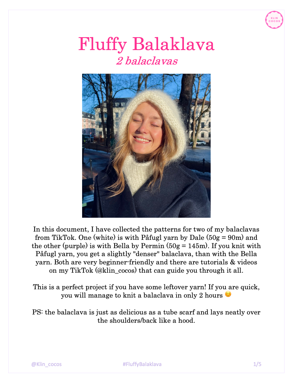 Fluffy balaklava