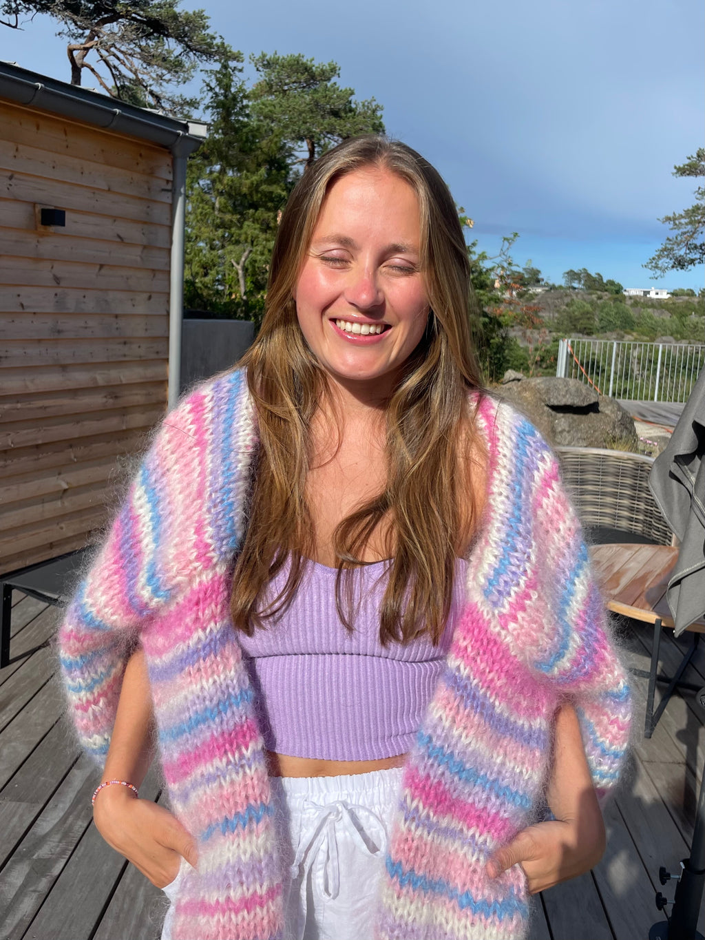 Colorfluff Cardigan TikTok Edition