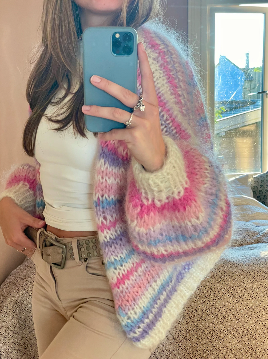Colorfluff Cardigan TikTok Edition