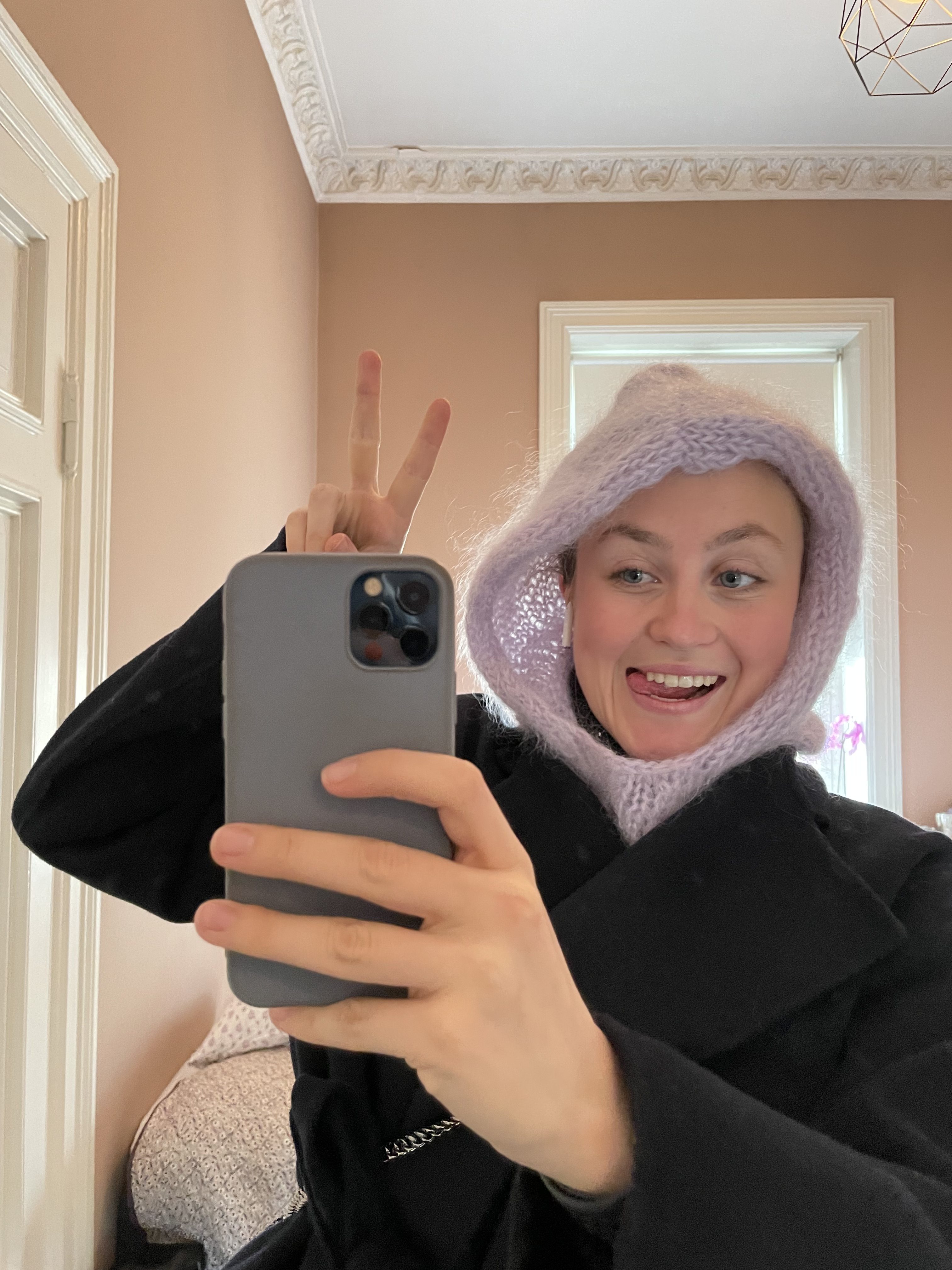 Fluffy Balaclava - Knitting Kit - Image 2